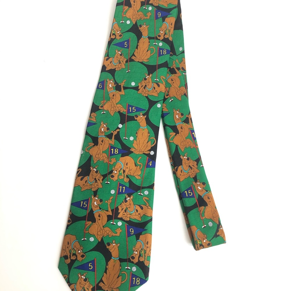 1999 Hanna Barbara Golf Scooby Doo Neck Tie